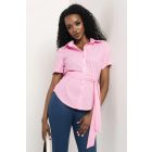 AMNESIA 2617-2093 Nozin blúz (rózsaszín)