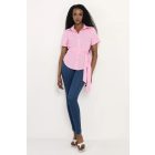 AMNESIA 2617-2093 Nozin blúz (rózsaszín)