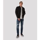 RETRO JEANS Calton kabát (fekete)