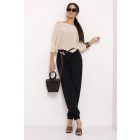 AMNESIA 2616-1001 Certo vékony pulcsi (bézs)