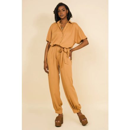 AMNESIA 2517-6030 Milano overál (camel)