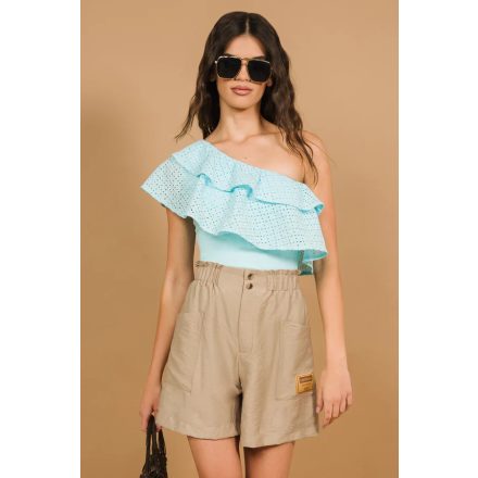 AMNESIA 2517-2175 Livi top (türkiz)
