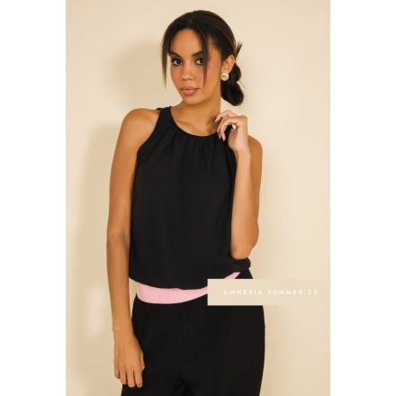 AMNESIA 2517-2179 Edina top (fekete)