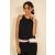 AMNESIA 2517-2179 Edina top (fekete)