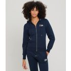 RETRO JEANS 21w028-r17g200 Lolly zip pulóver (sötétkék)