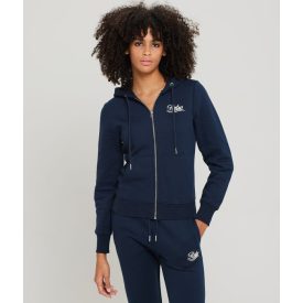 RETRO JEANS 21w028-r17g200 Lolly zip pulóver (sötétkék)