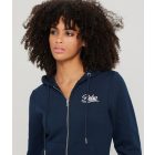 RETRO JEANS 21w028-r17g200 Lolly zip pulóver (sötétkék)