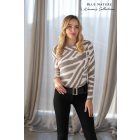 BLUE NATURE Stella mintás felső (bézs/ekrü)