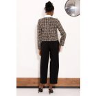 AMNESIA 2627-3001 Jiro blézer (chanel mintás)