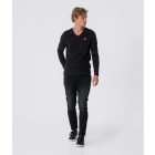 RETRO JEANS Zenit Long V 20 hosszúujjú felső új  (fekete)