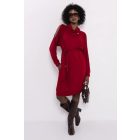 AMNESIA 2527-4022 Szavina ruha (bordó)