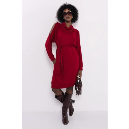 AMNESIA 2527-4022 Szavina ruha (bordó)