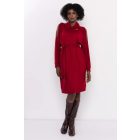 AMNESIA 2527-4022 Szavina ruha (bordó)