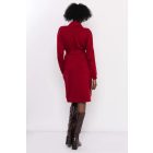 AMNESIA 2527-4022 Szavina ruha (bordó)