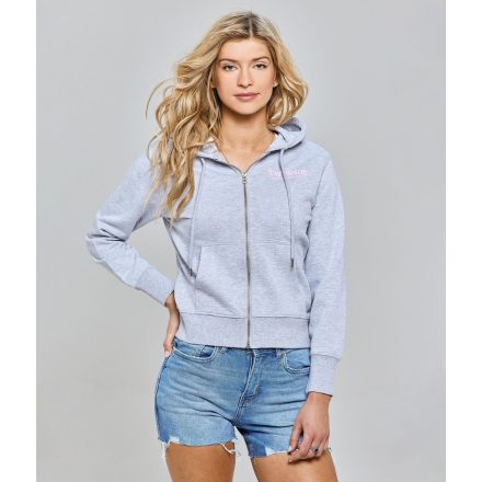 RETRO JEANS Mylna Zip pulóver (szürke melír)