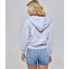 RETRO JEANS Mylna Zip pulóver (szürke melír)