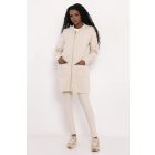 AMNESIA 2617-2102 Evila kardigán (bézs)