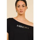 AMNESIA 2517-2182 Urla tunika  (fekete)