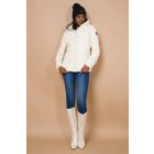 AMNESIA 2428-3001 Lia 1655 Rövid kapucnis kabát (ekrü)