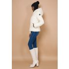 AMNESIA 2428-3001 Lia 1655 Rövid kapucnis kabát (ekrü)