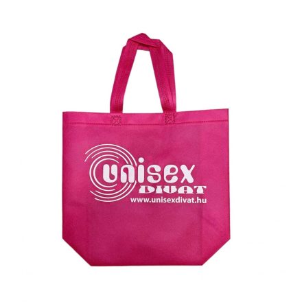 Öko táska közepes UNISEX DIVAT felirattal (pink)