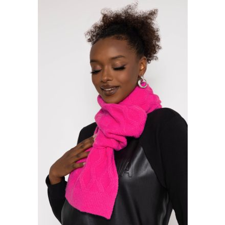 AMNESIA 2218-9004 Kötött sál (pink)