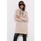 AMNESIA 2527-2058 Csöre tunika (bézs)