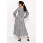 AMNESIA 2527-4002 Meloni ruha (fekete/ekrü A mintás)