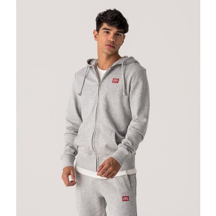 RETRO JEANS Edon Zip Hoodie cipzáros pulóver (szürke)